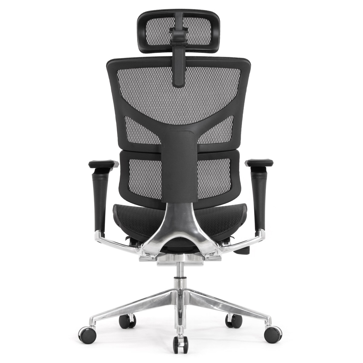 Эргономичное кресло Falto Sail 2 (динамичный поясничный упор, подлокотники 6D (360), сетка, чёрный)