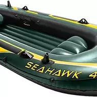 Гребная надувная лодка Intex Seahawk 4 68350