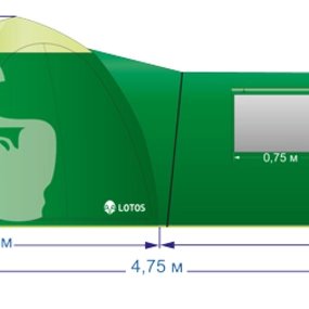 Палатка Лотос 2 Саммер Комплект