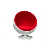 Кресло для отдыха Eero Aarnio Style Ball Chair Red Black