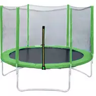 Батут DFC Trampoline Fitness 16 ft внешняя сетка, светло-зелёный, 488 см
