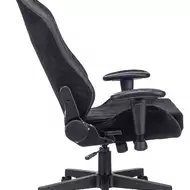 Геймерское кресло Zombie EPIC PRO Edition черный текстиль/экокожа с подголов., крестовина пластик