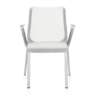 Эргономический стул Soho Design Pegus (с подлокотниками) белый