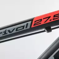 Велосипед Author Rival 17" (22) черный/серый/красный