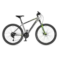 Велосипед Author Solution 15" (22) серебро/черный/салатовый