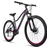 Велосипед Aspect ALMA 27.5 14.5" Черно-розовый (2022)