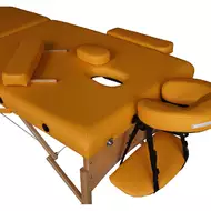 Складной массажный стол DFC NIRVANA, Relax, горчичный