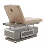 Стационарный массажный стол Med-Mos ММКМ-2 (КО-154Д), кремовый