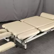 Стационарный массажный стол Fysiotech Ultra-X2 60 см, топлёное молоко