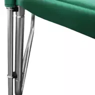 Батут Arland премиум 8FT с внутренней страховочной сеткой и лестницей, темно-зеленый