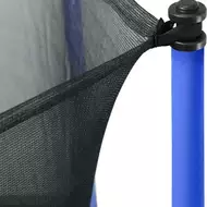 Батут Arland 8FT с внутренней страховочной сеткой и лестницей, синий