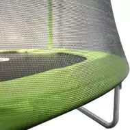 Батут Arland 10FT с внешней страховочной сеткой и лестницей, светло-зеленый
