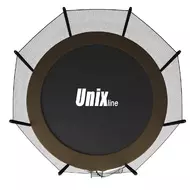 Батут UNIX line Black&Brown 10 ft, внешн. сетка