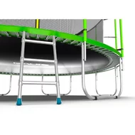 Батут Evo Jump 16 ft, с внутренней сеткой и лестницей (зелёный)
