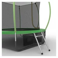 Батут Evo Jump 10 ft, с внутренней сеткой и лестницей (зелёный) + нижняя сеть