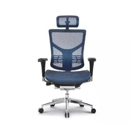 Эргономичное кресло Expert Star HSTM 01 BLUE (сетка синяя / каркас черный)