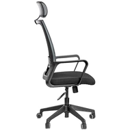 Эргономичное кресло Falto D-3 DTR 11KPL/BK/BK (каркас черный, спинка черная, сиденье черное)