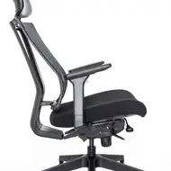 Эргономичное кресло Falto G-1 GON 01KAL/BK-BK  (каркас черный, спинка черная, сиденье черное)