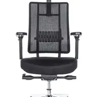 Эргономичное кресло Falto X-TRANS XTR 11KAL-AL (каркас черный, спинка черная, сиденье черное)