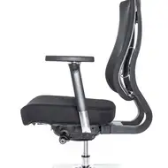 Эргономичное кресло Falto X-TRANS XTR 11KAL-AL (каркас черный, спинка черная, сиденье черное)