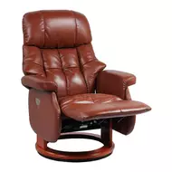 Кресло-реклайнер Relax Lux Electro S16099RWB Кожа (034 COGNAC / 029WALNUT )