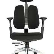 Ортопедическое кресло Falto ORTO-ALPHA  AM-02A (черный каркас / обивка ткань BLACK)