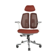 Ортопедическое кресло Falto ORTO-BIONIC A92W MESH WH RED (каркас светлый / сетка ткань RED)