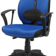 Эргономичное кресло Falto New Trans SY-0780 BL (каркас черный / спинка ткань синяя / сиденье ткань синяя)