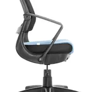 Эргономичное кресло Falto ROBO С-250 SY-1208-BK-BL (каркас черный / спинка сетка черная / сиденье ткань синяя)