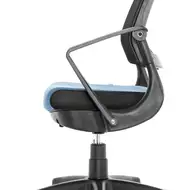 Эргономичное кресло Falto ROBO C-250 SY-1208-BK-BL (каркас черный / спинка сетка черная / сиденье ткань синяя)