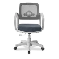 Эргономичное кресло Falto ROBO С-250 SY-1209 W-GY-GY (каркас белый / спинка сетка серая / сиденье ткань серая)