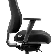 Ортопедическое кресло Falto DISPATCHER ORTO 02104H Fighter black 60999 (черный каркас / черная ткань / АЛ крестовина)