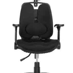 Ортопедическое кресло Falto Inno Health (двойная динамичная спинка, ткань, чёрный)