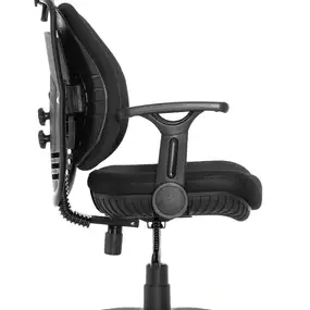 Ортопедическое кресло Falto Inno Health (двойная динамичная спинка, ткань, чёрный)