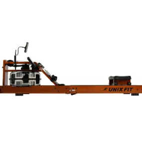 Гребной тренажер UNIXFIT Wood Rower Dark