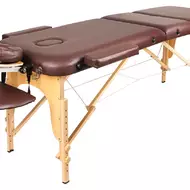 Складной массажный стол Atlas Sport 3-с, 70 см, деревянный (коричневый)