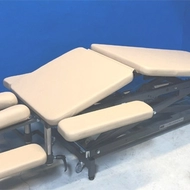 Стационарный массажный стол Fysiotech Professional X-1 65 см, кофе с молоком/рама серая
