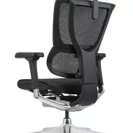 Эргономичное кресло Falto IOO-E2 ELITE (черн каркас / сетка Black T-168-B1 / крестовина металл)