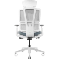 Эргономичное кресло Falto G2-PRO GTP11WAL-GY-BLGY (каркас белый, спинка серый, сидение серый)
