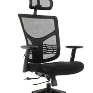 Эргономичное кресло Expert Star Office STE-MF01S Т-01 (усиленная сетка, черный / каркас черный)