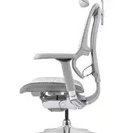 Эргономичное кресло Falto IOO 2 PRO ELECTRO (серый каркас / сетка свет. T-168-B2, электро мех., крестовина металл)