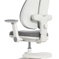 Детское кресло Falto KIDS MAX DUO-P, ППУ латекс, спинка корсет, подножка, подлокотник 3D, обивка (серый)
