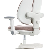 Детское кресло Falto KIDS MAX DUO-P, ППУ латекс, спинка корсет, подножка, подлокотник 3D, обивка (розовый)