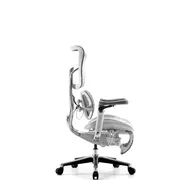 Эргономичное кресло Falto SCALA с подножкой (каркас светлый, сетка белый)