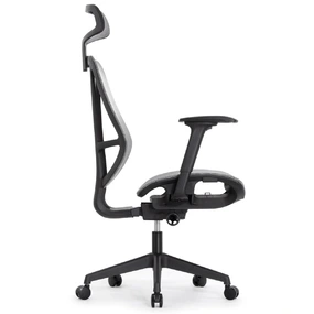 Эргономичное кресло Falto HOP ECO (удлинённое сиденье, сетка, серый)