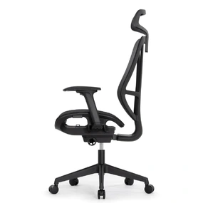 Эргономичное кресло Falto HOP ECO (удлинённое сиденье, сетка, чёрный)