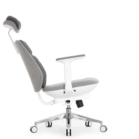 Эргономичное кресло Falto AI WORKS (автоматическая надувная спинка, аккумулятор, ткань, серый)