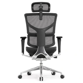 Эргономичное кресло Falto Sail 2 (динамичный поясничный упор, подлокотники 6D (360), сетка, чёрный)