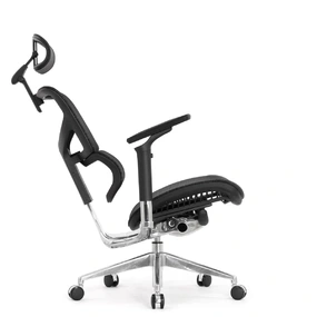 Эргономичное кресло Falto Sail 2 (динамичный поясничный упор, подлокотники 6D (360), сетка, чёрный)