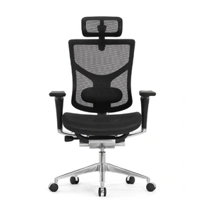 Компьютерное кресло Falto Star Ergo 2 (2D поясничный упор, подлокотники 6D (360), сетка, чёрный)